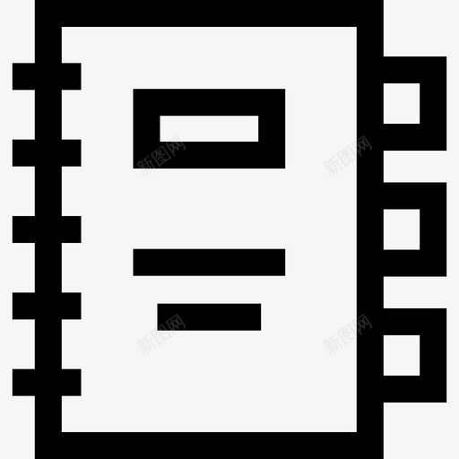 笔记本访谈36直线图标svg_新图网 https://ixintu.com 直线 笔记本 访谈