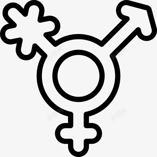 变性lgbt8直系图标svg_新图网 https://ixintu.com lgbt 变性 直系