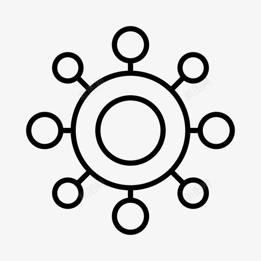 分子结构大肠杆菌实验室图标svg_新图网 https://ixintu.com 分子结构 大肠杆菌 实验室 微生物学 科学