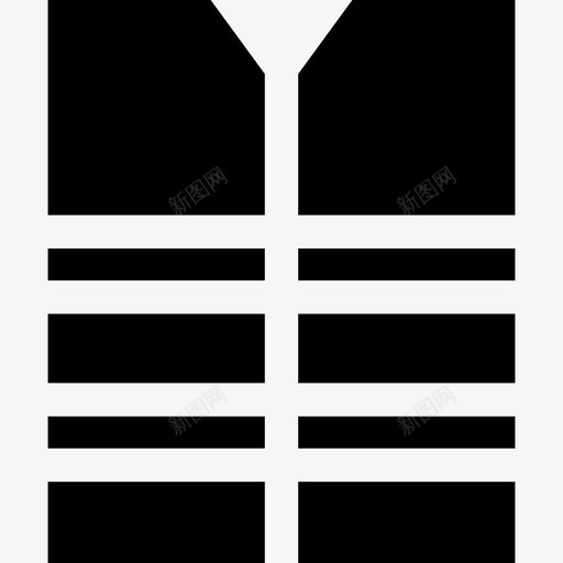 反光背心45号警用填充图标svg_新图网 https://ixintu.com 45号 反光 填充 背心 警用