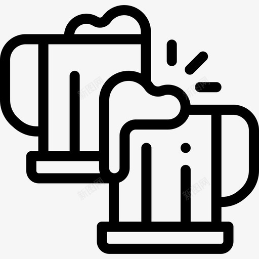 啤酒啤酒48直系图标svg_新图网 https://ixintu.com 啤酒 直系