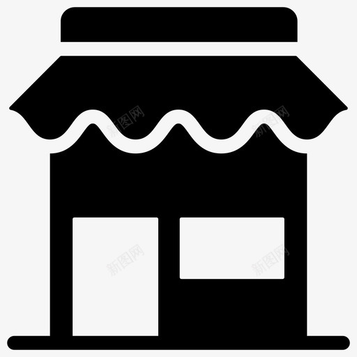 商店商业咖啡馆图标svg_新图网 https://ixintu.com 咖啡馆 商业 商店 图标 字形 市场 星期五 电子商务 黑色