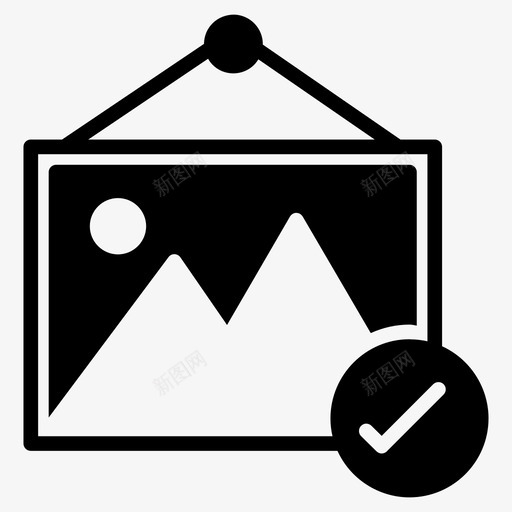 检查照片完整帧图标svg_新图网 https://ixintu.com 图标 图片 完整 方向 检查 照片 线图