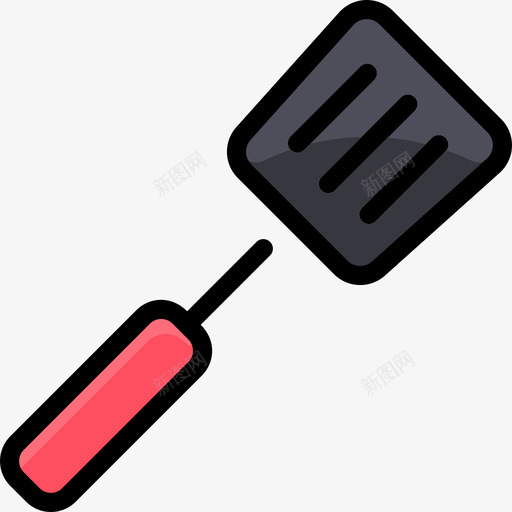 抹刀厨房144线性颜色图标svg_新图网 https://ixintu.com 厨房 抹刀 线性 颜色