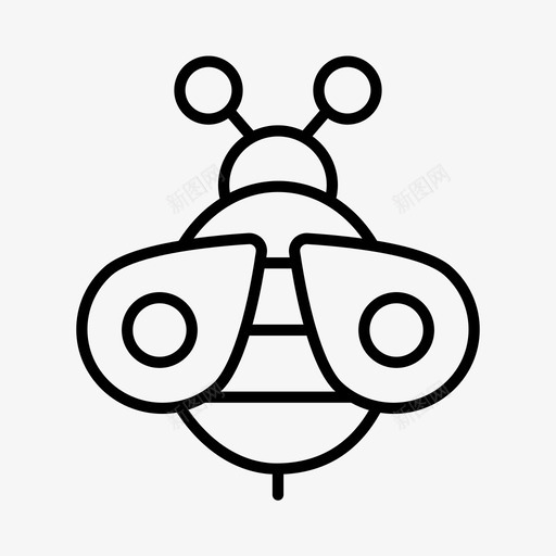 大黄蜂动物图标svg_新图网 https://ixintu.com 动物 大黄蜂