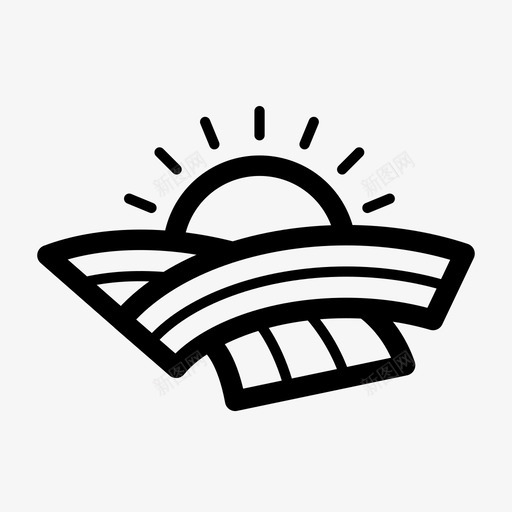 草花园园艺图标svg_新图网 https://ixintu.com 园艺 生长 自然 花园 阳光