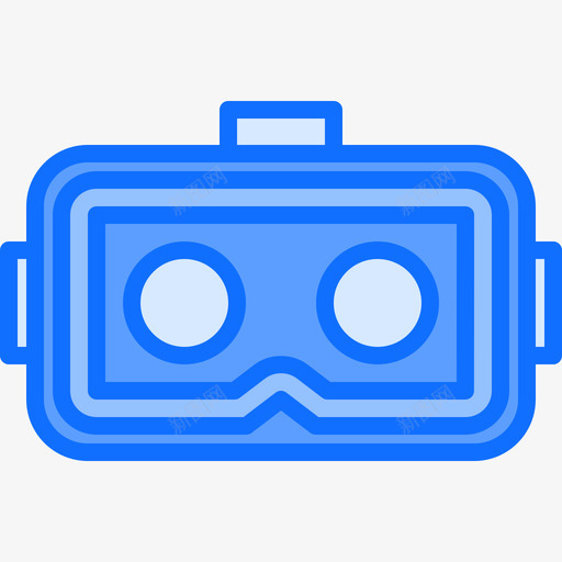 Vr眼镜虚拟现实91蓝色图标svg_新图网 https://ixintu.com Vr 眼镜 蓝色 虚拟现实