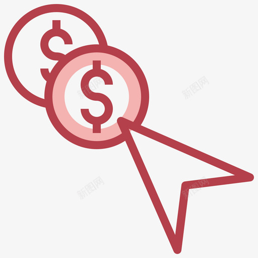 按点击付费影响者营销红色其他svg_新图网 https://ixintu.com 点击 付费 影响 营销 红色 其他