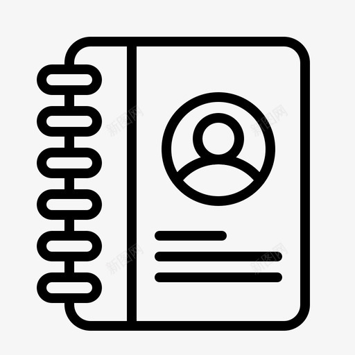 书籍联系人联系人簿svg_新图网 https://ixintu.com 联系人 书籍 用户 任务 项目管理