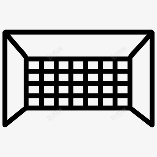 进球足球守门员图标svg_新图网 https://ixintu.com 体育 守门员 足球 进球