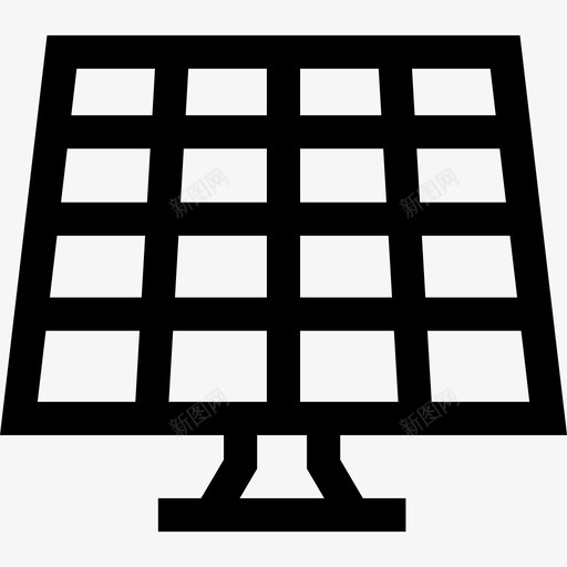 太阳能电池板电工工具和元件28线性svg_新图网 https://ixintu.com 太阳能 电池板 电工 工具 元件 线性