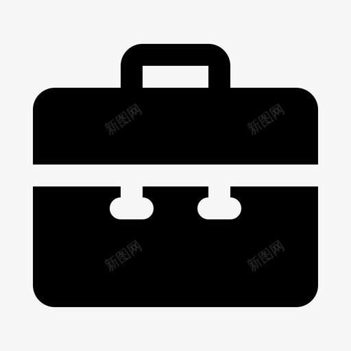 手提箱公文包商务svg_新图网 https://ixintu.com 商务 手提箱 公文包 模型 办公室 标志