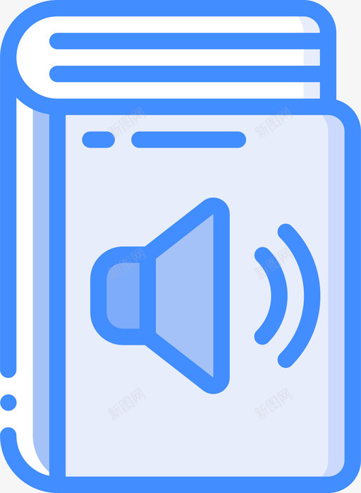 有声书11册蓝色svg_新图网 https://ixintu.com 有声 11册 蓝色