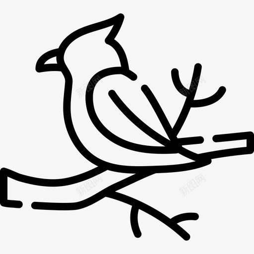鸟类冬季自然16直系图标svg_新图网 https://ixintu.com 冬季 直系 自然 鸟类