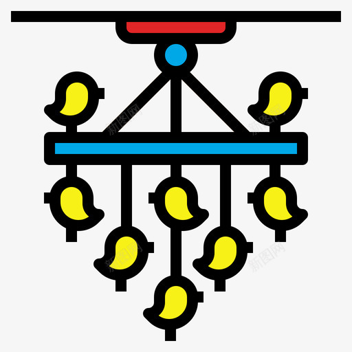 婴儿手机儿童玩具1线性颜色svg_新图网 https://ixintu.com 婴儿 手机 儿童玩具 线性 颜色