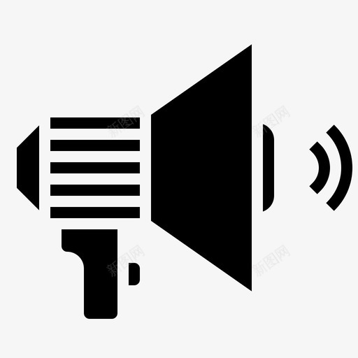 扩音器执法7号加油svg_新图网 https://ixintu.com 扩音器 执法 7号 加油