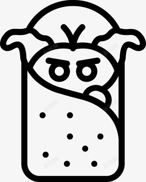 包装夜生活食品3线性图标svg_新图网 https://ixintu.com 包装 夜生活 线性 食品