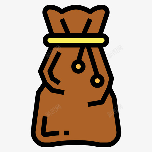 圣诞323袋线性颜色svg_新图网 https://ixintu.com 圣诞 323袋 线性 颜色