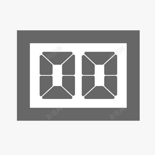 数码管svg_新图网 https://ixintu.com 数码管