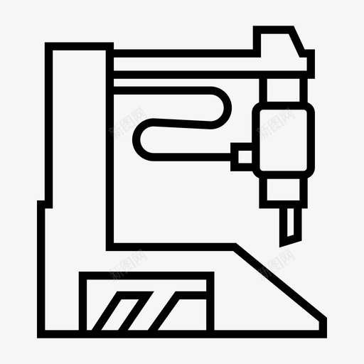 机器工厂制造图标svg_新图网 https://ixintu.com 制造 工厂 机器 机器人 生产