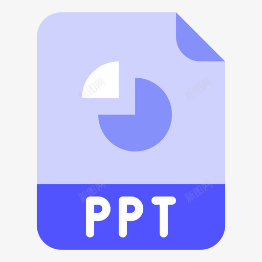 Ppt文件扩展名4平面svg_新图网 https://ixintu.com Ppt 文件 扩展名 平面