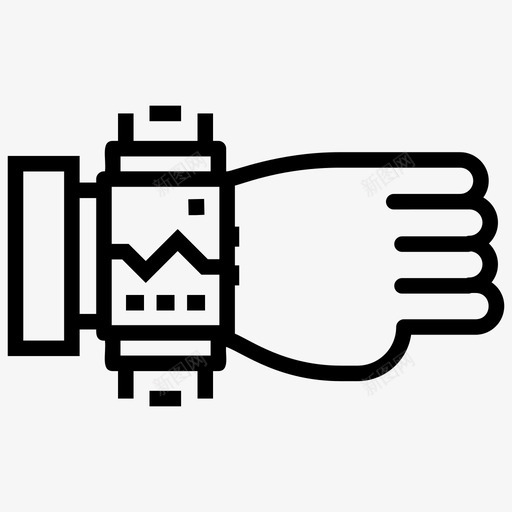 健身跟踪器健身带健康跟踪器图标svg_新图网 https://ixintu.com 健康 健身 睡眠 补充 计划 设备 跟踪 身带 运动 锻炼 饮食