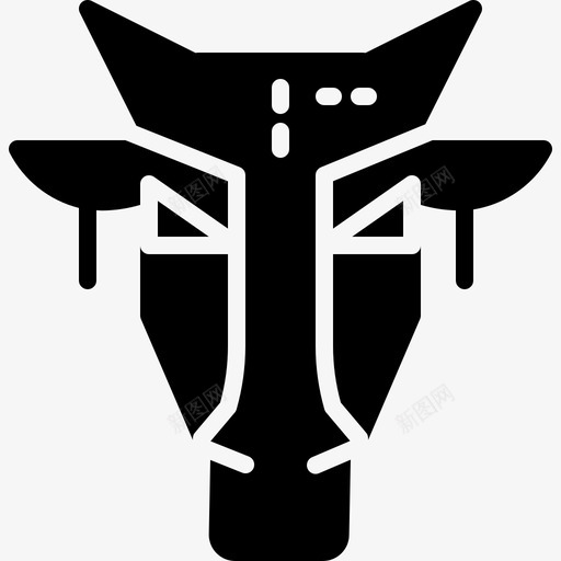 牛印度54填充svg_新图网 https://ixintu.com 印度 填充