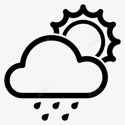 春季天气多云倾盆大雨svg_新图网 https://ixintu.com 春季 天气 多云 倾盆大雨 阵雨