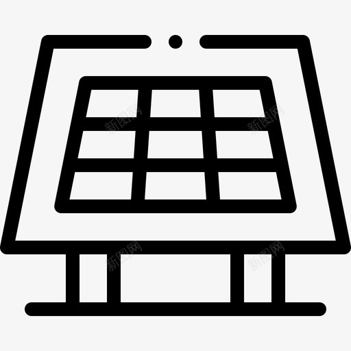 太阳能电池板工业流程51线性svg_新图网 https://ixintu.com 太阳能 电池板 工业 流程 线性