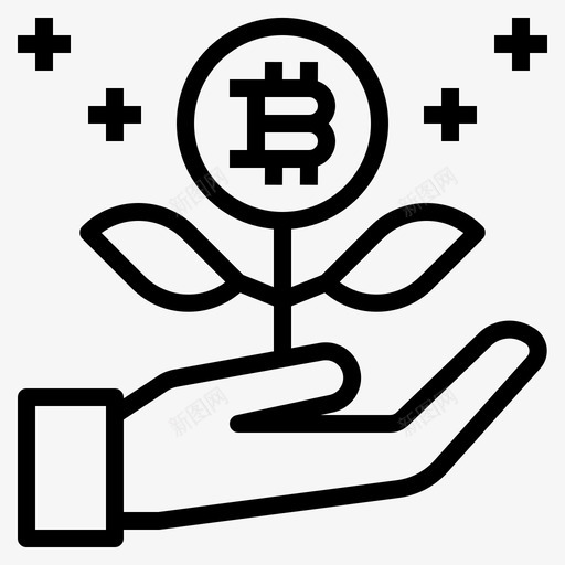 增长比特币137线性svg_新图网 https://ixintu.com 增长 比特 线性