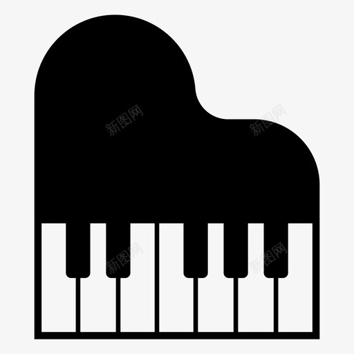 钢琴音响乐器svg_新图网 https://ixintu.com 乐器 钢琴 音响 媒体 音乐