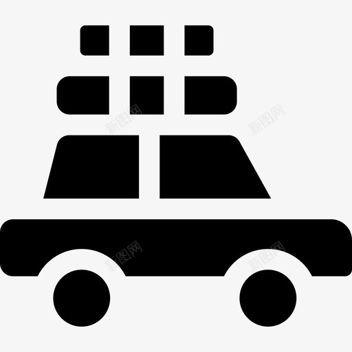 汽车旅行270装满图标svg_新图网 https://ixintu.com 旅行 汽车 装满