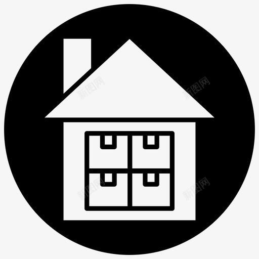 仓库存储单元物流1Blackfillminsfront图标svg_新图网 https://ixintu.com 1Blackfill minsfront 仓库 单元 存储 物流