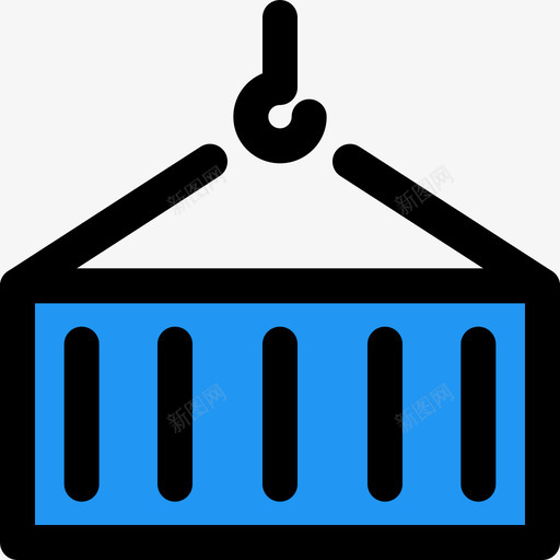 集装箱仓库6线颜色svg_新图网 https://ixintu.com 集装箱 仓库 颜色