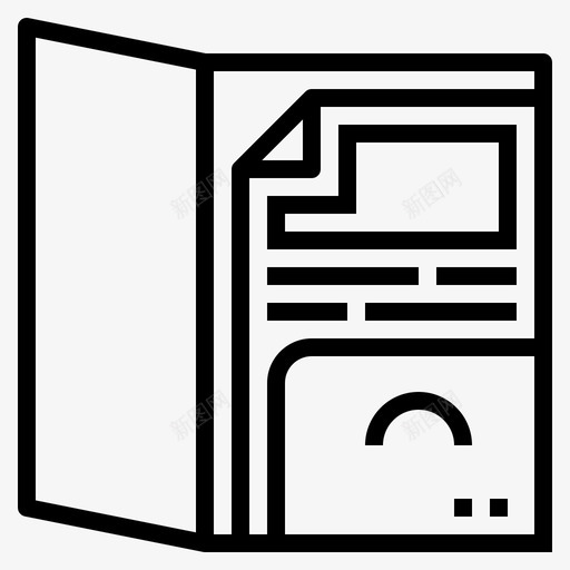 档案文具102直线型svg_新图网 https://ixintu.com 档案 文具 直线 线型