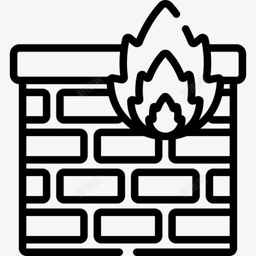 防火墙网络托管95线性svg_新图网 https://ixintu.com 防火墙 网络 托管 线性
