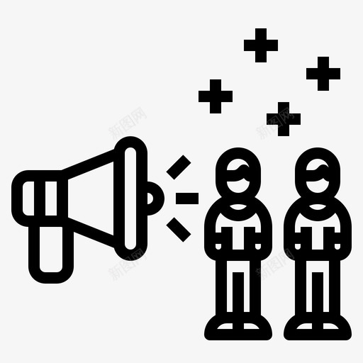 扩音器市场17线性svg_新图网 https://ixintu.com 扩音器 市场 线性