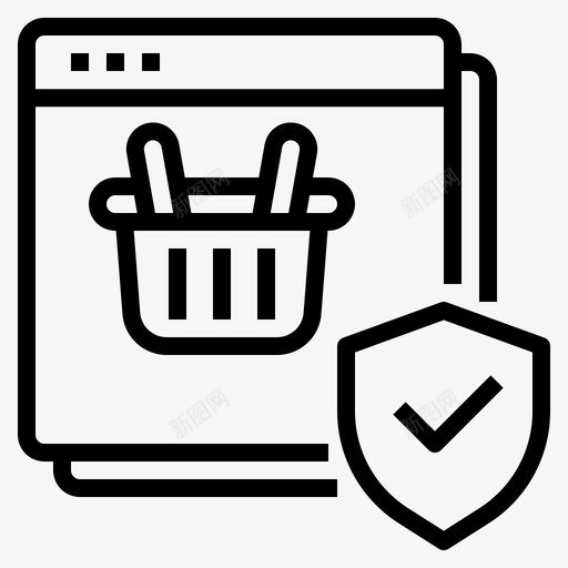 保修网上购物78线性svg_新图网 https://ixintu.com 保修 网上购物 线性