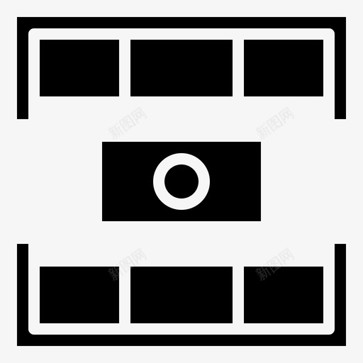 沙发建筑74填充svg_新图网 https://ixintu.com 沙发 建筑 填充
