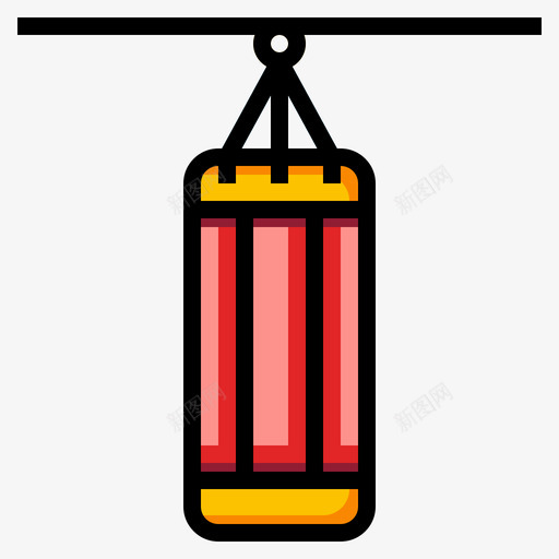 冲孔袋运动健身1线性颜色svg_新图网 https://ixintu.com 冲孔 运动 健身 线性 颜色