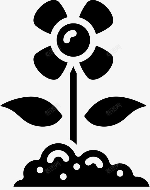 花地面保持4填充图标svg_新图网 https://ixintu.com 保持 地面 填充