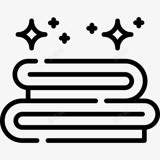 毛巾卫生常规46线性svg_新图网 https://ixintu.com 毛巾 卫生 常规 线性