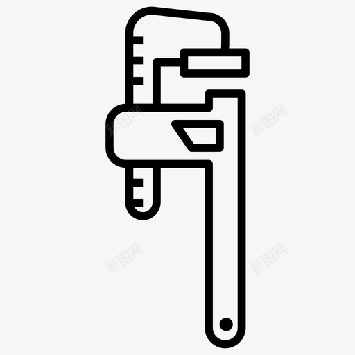 管钳管道工具修理工具图标svg_新图网 https://ixintu.com 修理 修理工 工具 工具集 管道 管道工 管钳 维修 维修工 设备 设置
