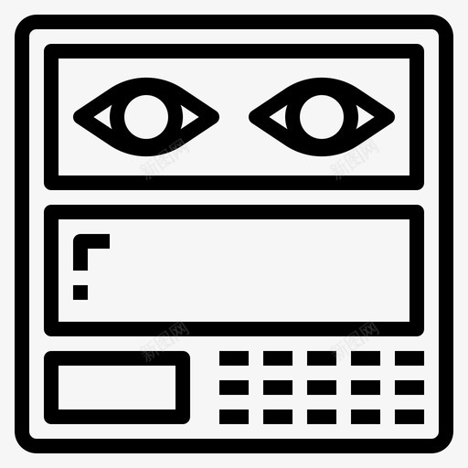 眼睛扫描智能家居79线性svg_新图网 https://ixintu.com 眼睛 扫描 智能家居 线性
