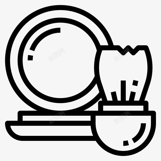 刷子化妆品9线状svg_新图网 https://ixintu.com 刷子 化妆品 线状
