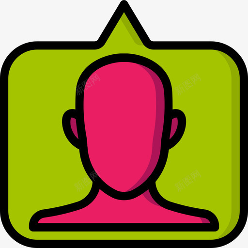 个人资料社会份额线性颜色图标svg_新图网 https://ixintu.com 个人资料 份额 社会 线性 颜色