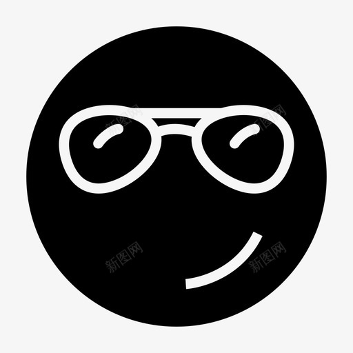 自信的表情表情快乐的表情svg_新图网 https://ixintu.com 表情 自信 笑脸 快乐 乐的 一套 化身 符号 矢量 矢量图 图标