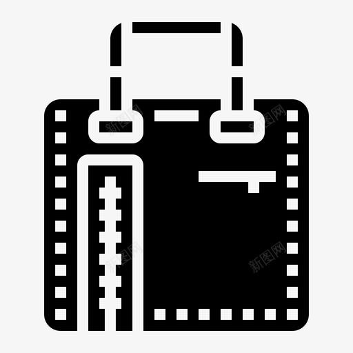 手提包12号包装满图标svg_新图网 https://ixintu.com 12号包 手提包 装满
