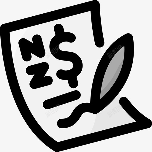 发票货币92线颜色svg_新图网 https://ixintu.com 发票 货币 颜色