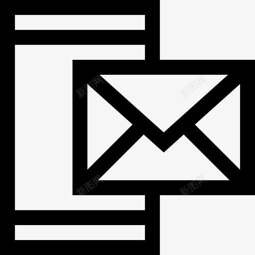 邮件通信193直系图标svg_新图网 https://ixintu.com 直系 通信 邮件